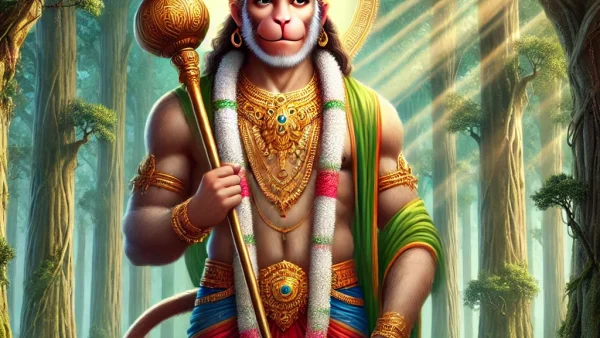 Hanuman standing