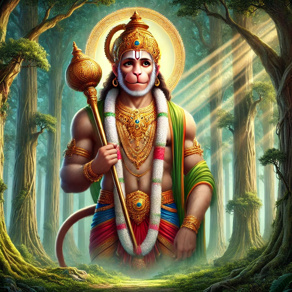 Hanuman standing