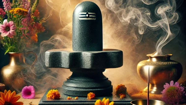 Shiva Lingam display