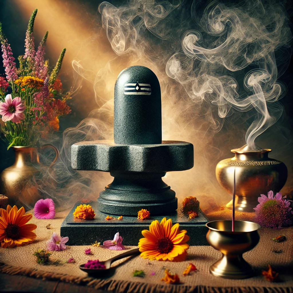 Shiva Lingam display