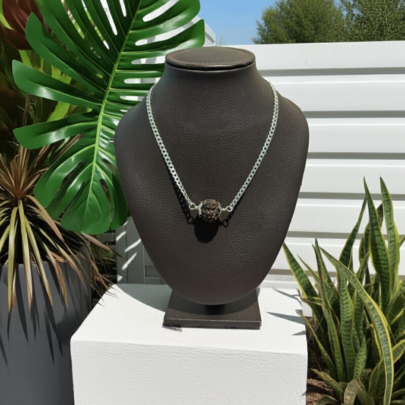 6 Mukhi Rudraksha Chain (Silver)
