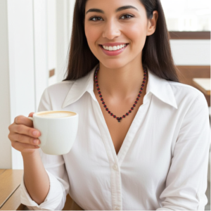 RED GARNET AND RED CORAL MALA SPIRITUALGURU