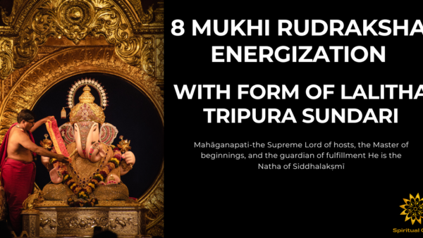 8 Mukhi Rudraksha Energization With Form Of Lalitha Tripura Sundari