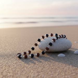 karungali rudraksha silver mala
