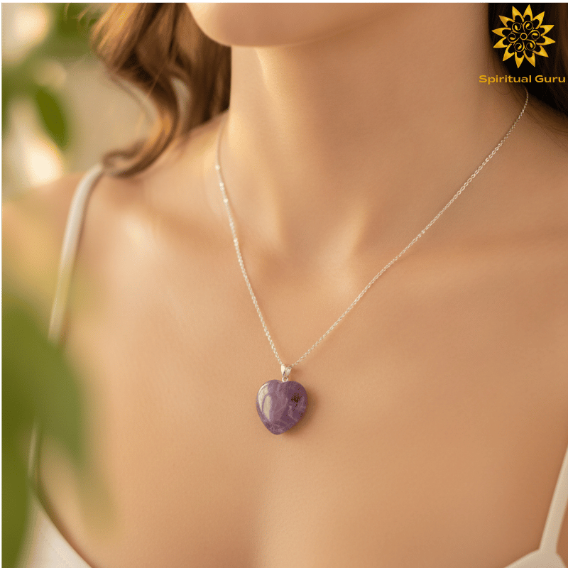 Amethyst Pendant heart