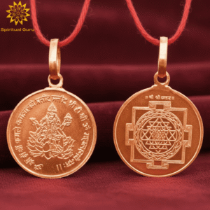 shree yantra pendant copper