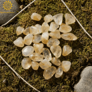 citrine tumble stone