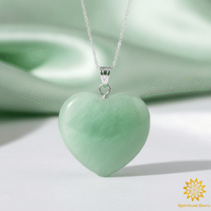 green aventurine heart pendant
