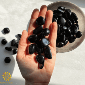 obsidian tumble stone